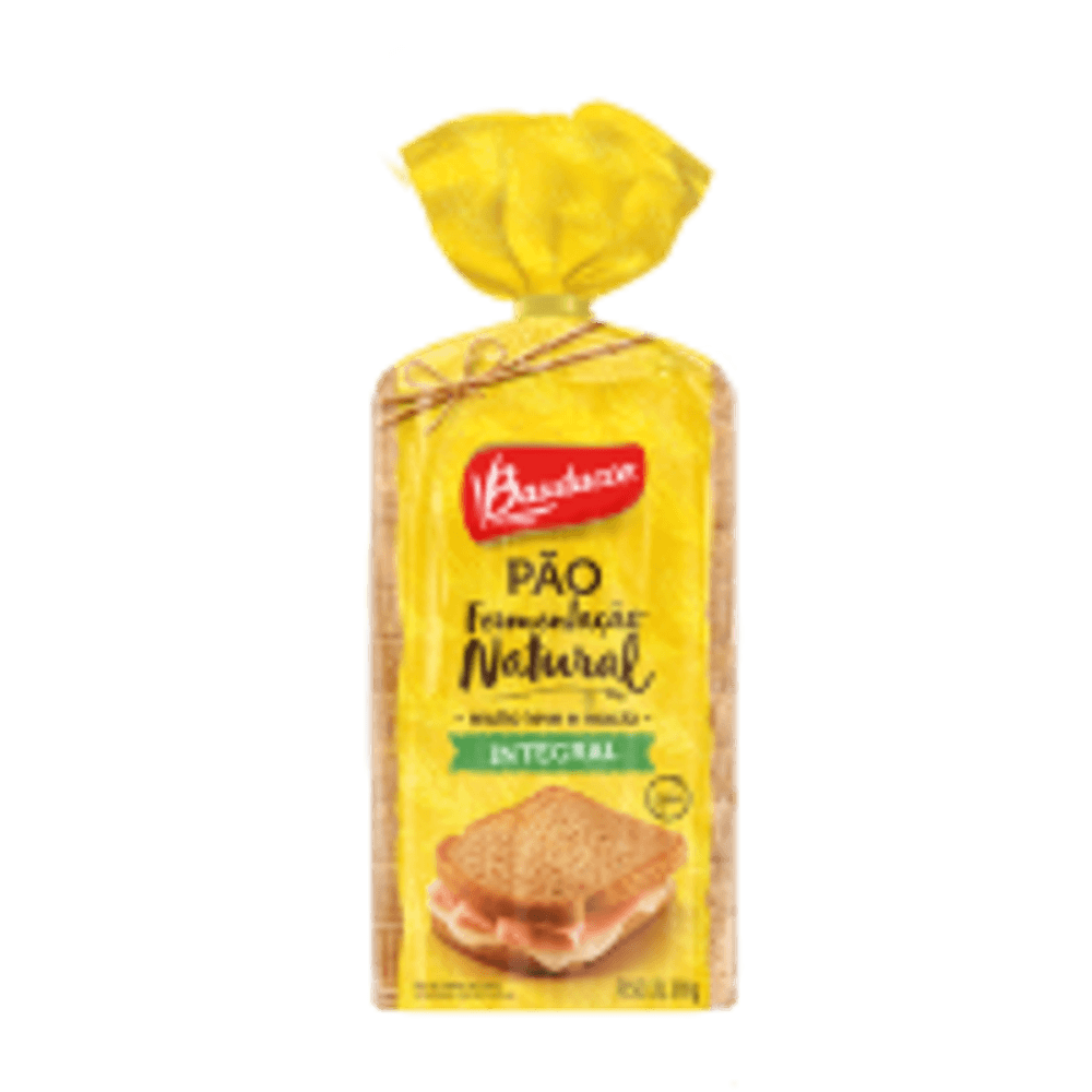 Pão de Forma 36% Integral Fermentação Natural Bauducco Pacote 390g