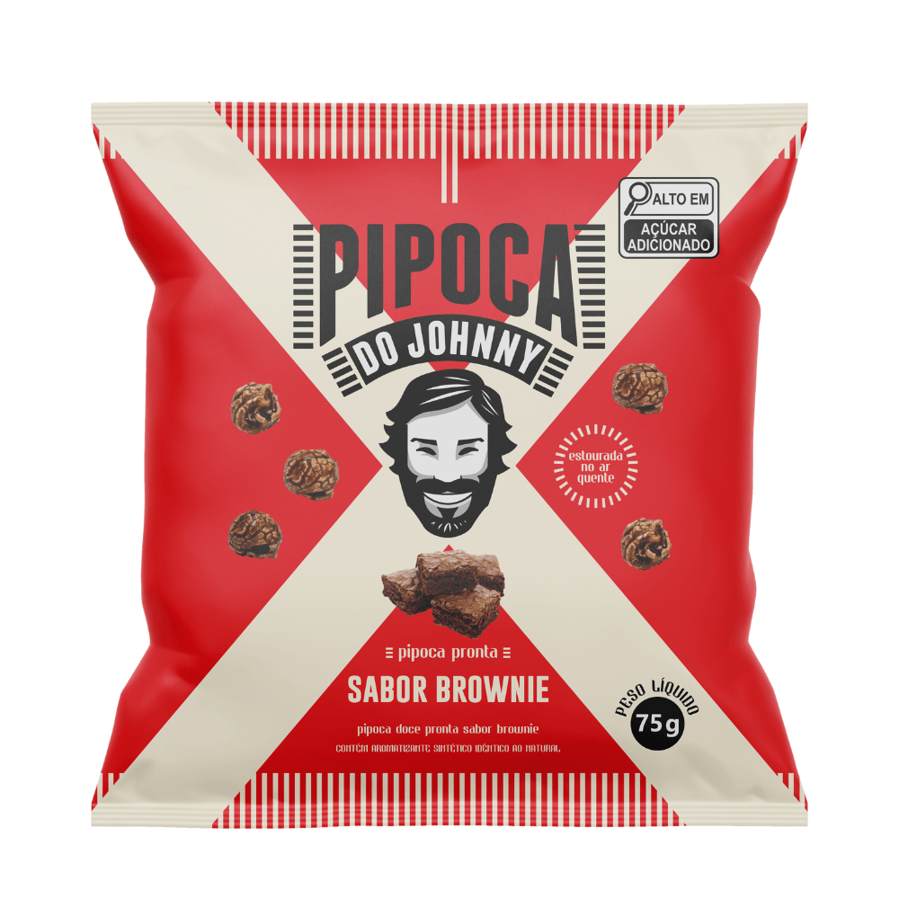 PIPOCA DO JOHNNY DOCE 75G-PC BROWNIE