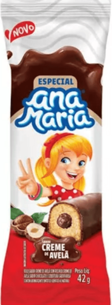 BOLINHO ANA MARIA 42G-PC RECH/COB CREME AVELA