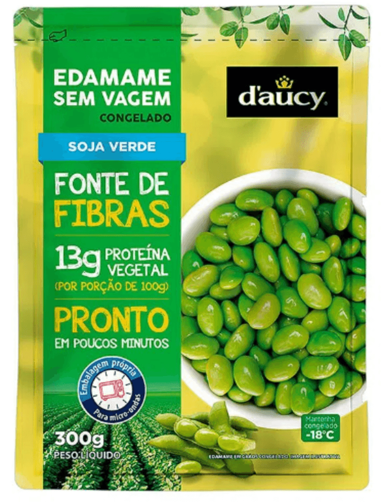 Edamame sem Vagem Congelado D'aucy Pacote 300g