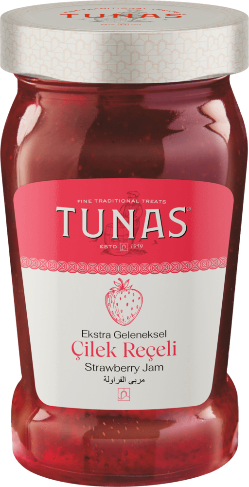 GELEIA POLONESA TUNAS MORANGO 380G
