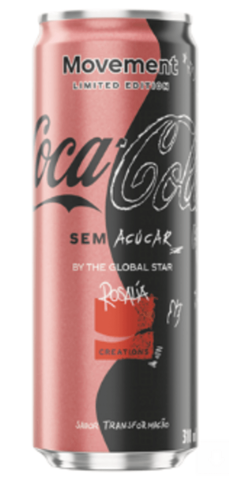 Coca-Cola sem Açúcar Rosália Creations Movement Lata 310ml Limited Edition
