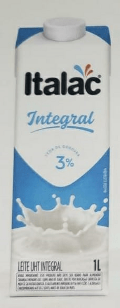 Leite UHT Italac Integral 1L