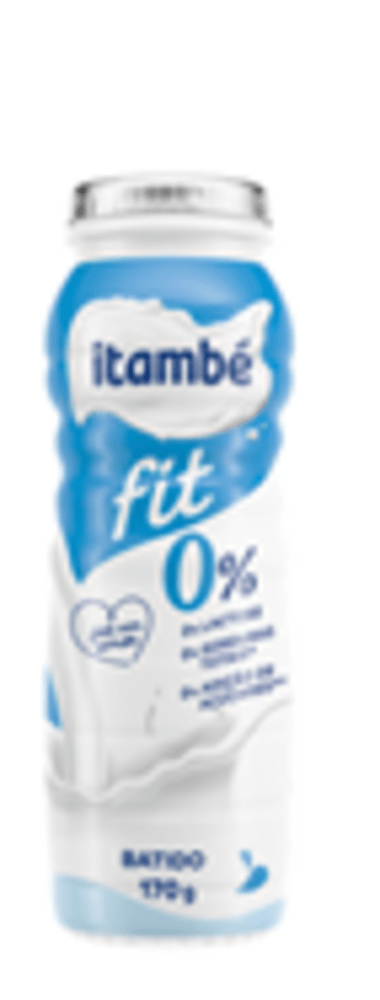Iogurte Desnatado Batido Zero Lactose para Dietas com Restrição de Lactose sem Adição de Açúcar Itambé Fit Frasco 170g