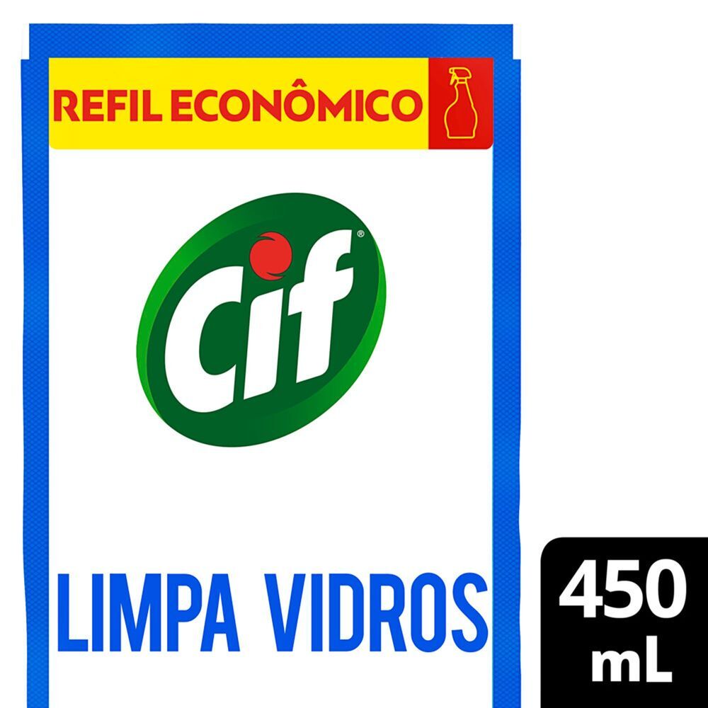 Limpador Especialista Cif Limpa Vidros 450ml