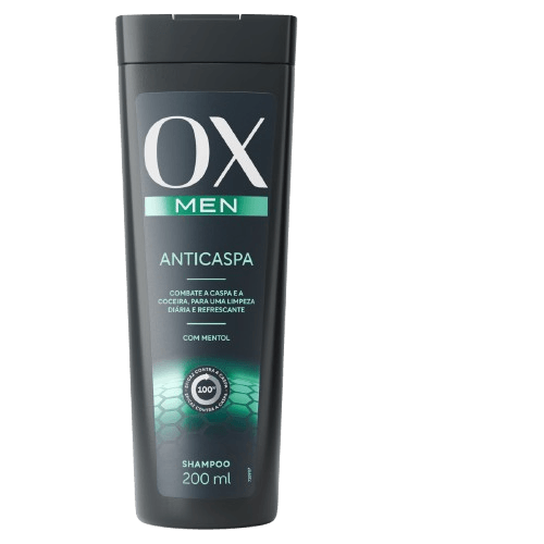 SHAMPOO OX MEN 200ML ANTICASPA