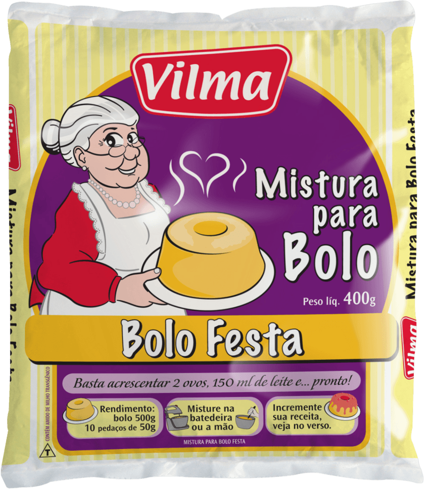Mistura para Bolo Vilma Festa 400g