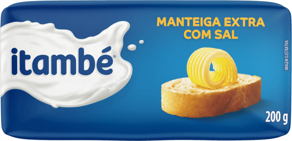Manteiga Extra com Sal Itambé 200g