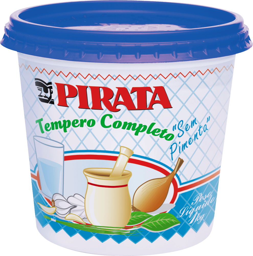 Tempero Pirata Completo Sem Pimenta 1kg