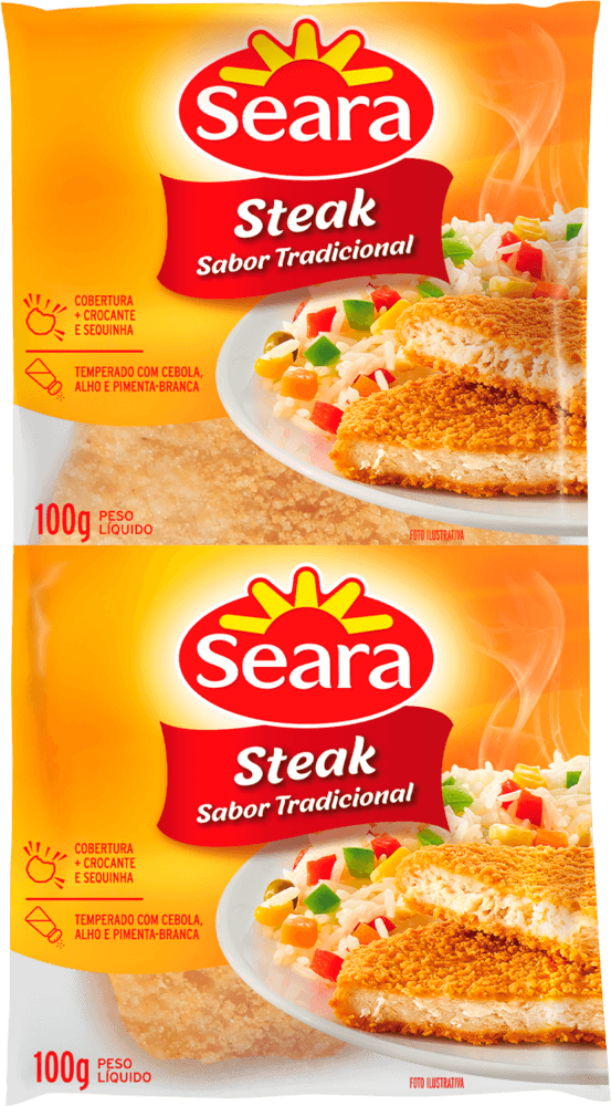 Steak de Frango Tradicional Seara 100g