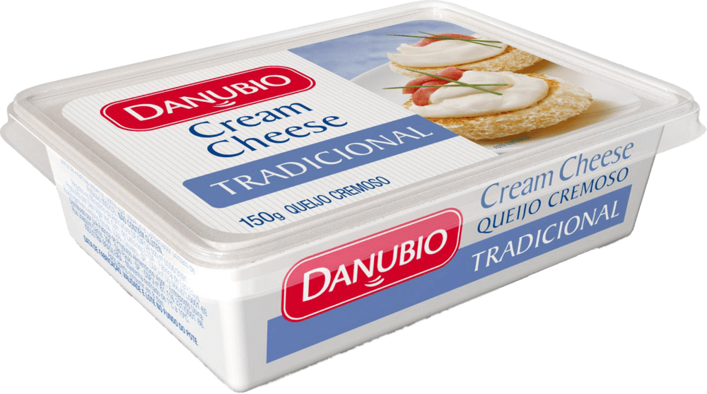 Queijo Cremoso Cream Cheese Tradicional Danubio Pote 150g