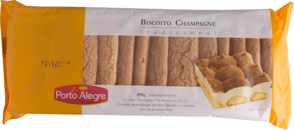 Biscoito Porto Alegre Champagne Pacote 300 g