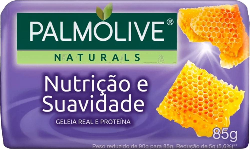 Sabonete em Barra Óleo Nutritivo com Camélia & Óleo de Amêndoas Palmolive Naturals Envoltório 85g