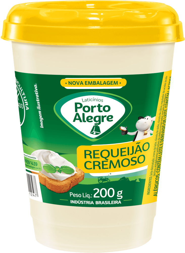 Requeijão Cremoso Porto Alegre Tradicional Pote 200 g