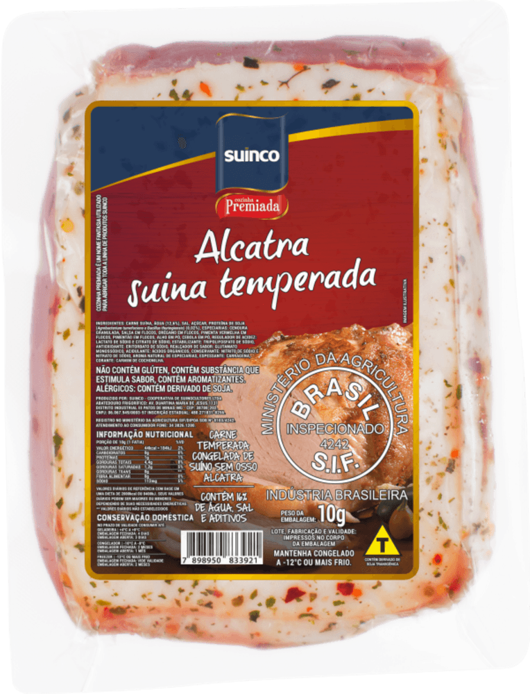 Alcatra Suína Premiada Temperada Resfriada 1Kg