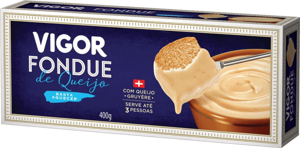 Fondue de Queijo Gruyère Vigor Caixa 400g