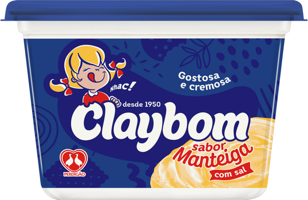 Margarina Manteiga com Sal Claybom Pote 500g