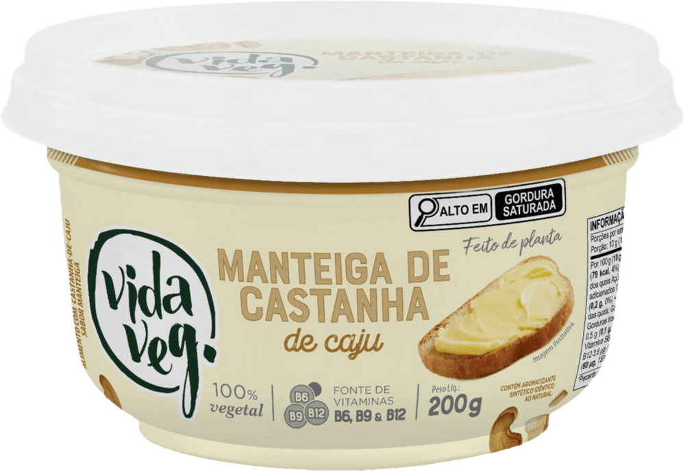 Manteiga de Castanha de Caju Vegana Vida Veg