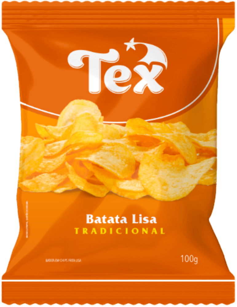 Batata Frita Lisa Chips Tradicional Tex Pacote 100g