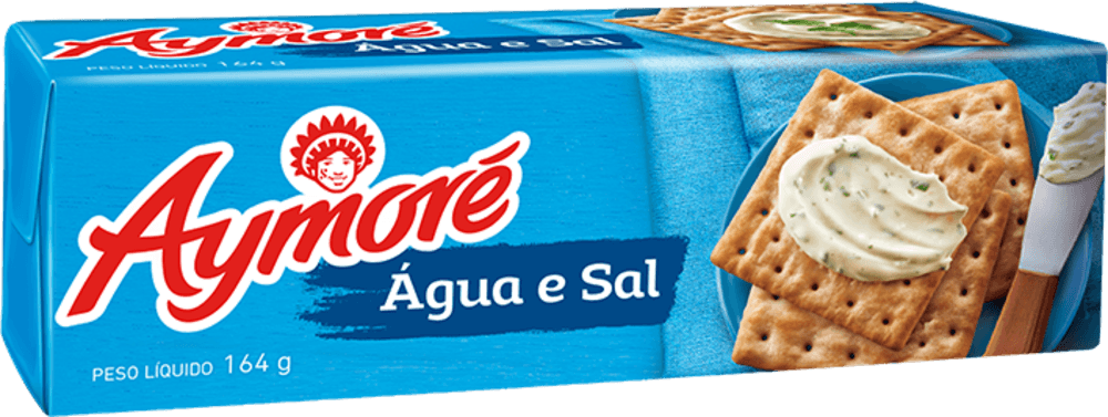 Biscoito Água e Sal Aymoré Pacote 164g