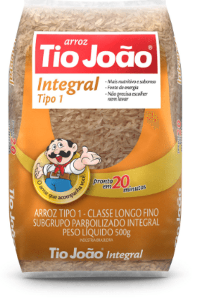 Arroz Integral Longo-fino Tipo 1 Tio João 500g
