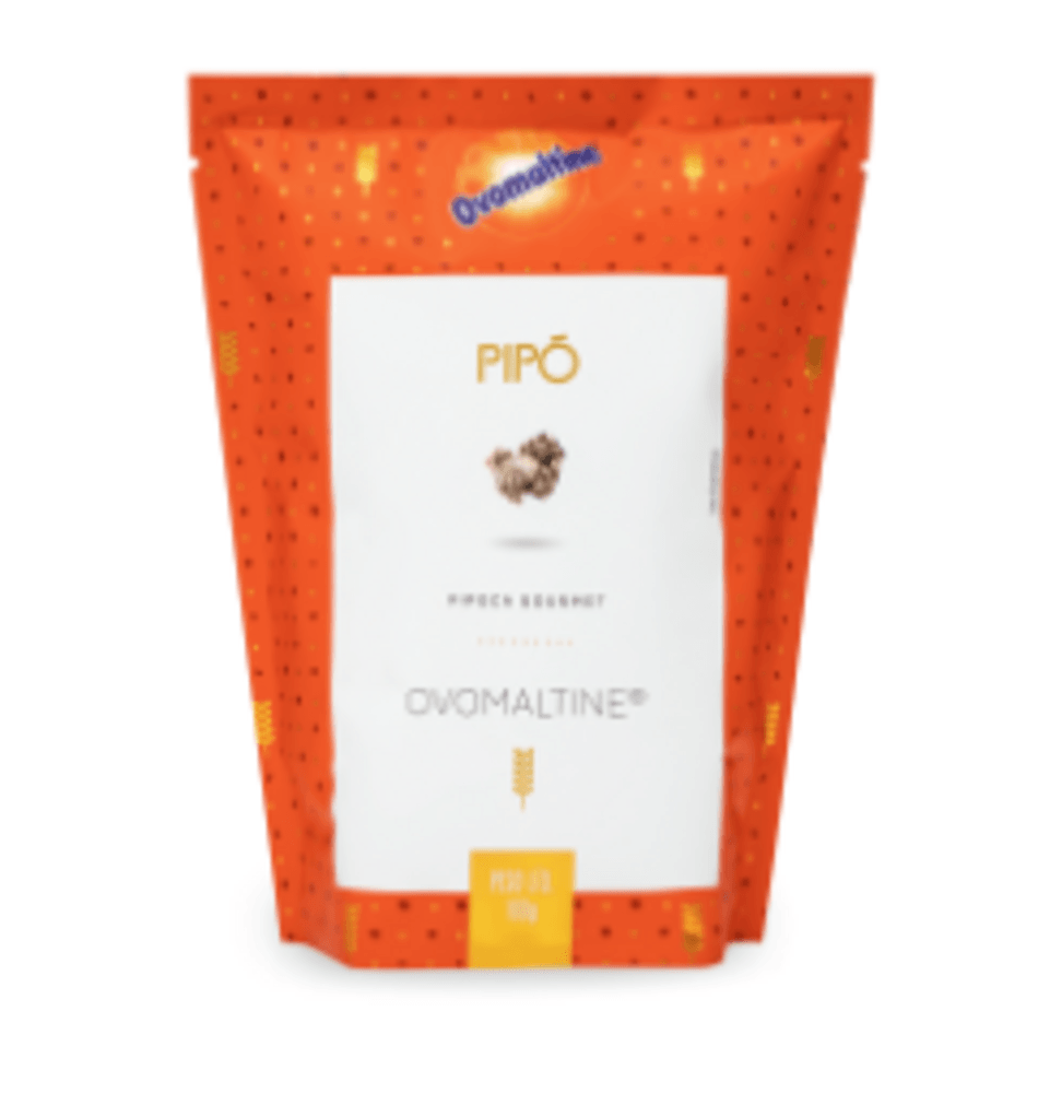 Pipoca Pronta Doce Ovomaltine Chocolate Crocante Pipó Gourmet Sachê 100g
