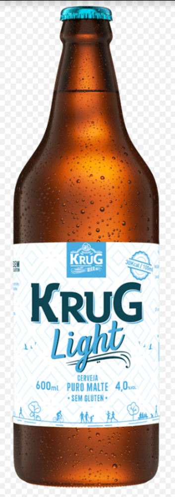 Cerveja Krug Light Garrafa 600ml