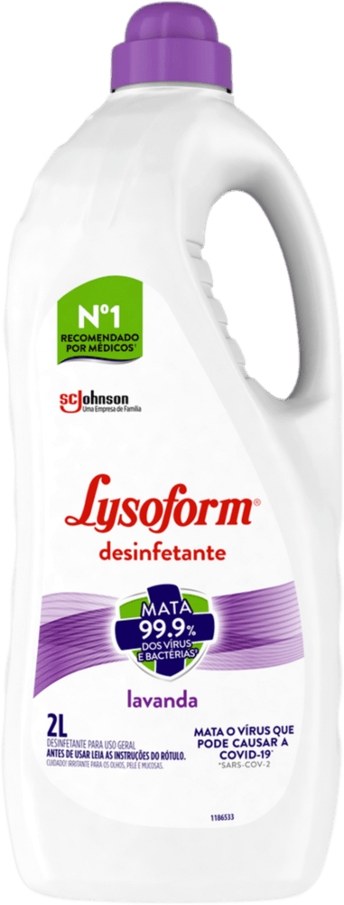 Desinfetante Lysoform Lavanda 2 Litros