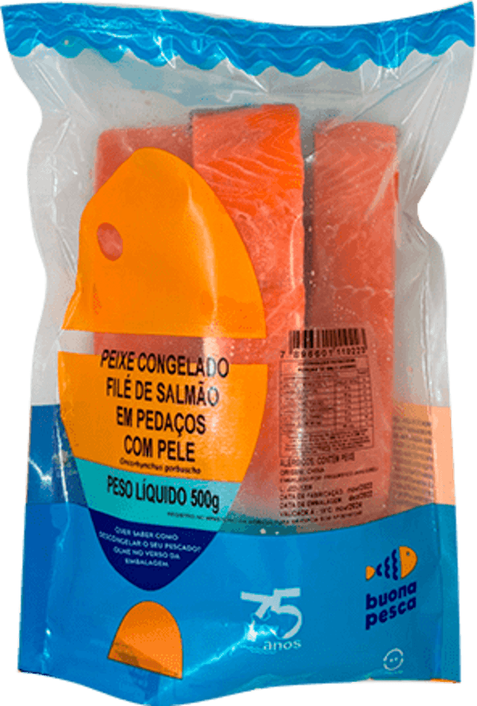 Filé de Salmão Premium Buona Pesca 500g