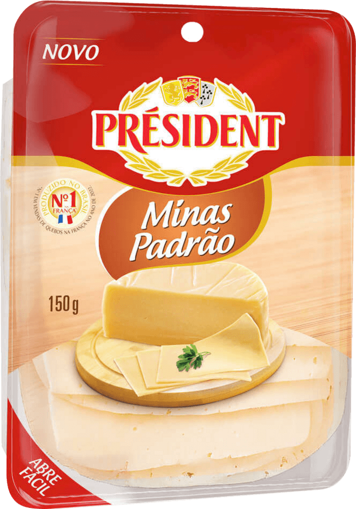 QUEIJO MINAS PADRÃO FATIADO 150G