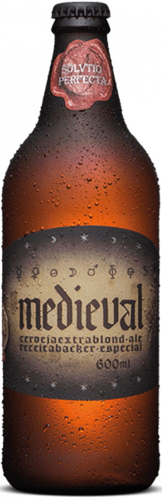 Cerveja Backer Medieval Blond Ale Garrafa 600 ml