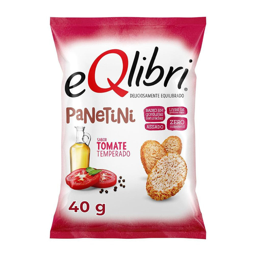 Snack Eqlibri Panetini Tomate Temperado 40g