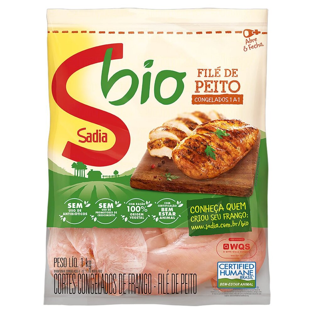 File De Peito Sadia Bio 1Kg