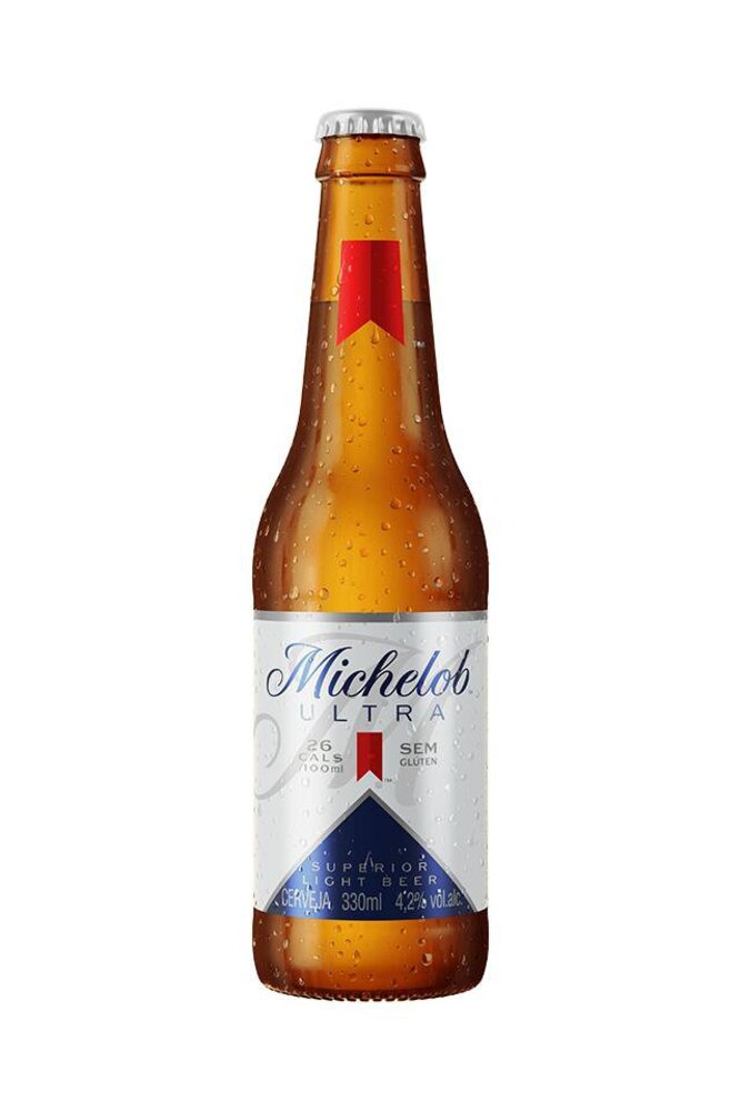 Cerveja de baixa caloria Michelob Ultra Sem glúten Long Neck 330ml