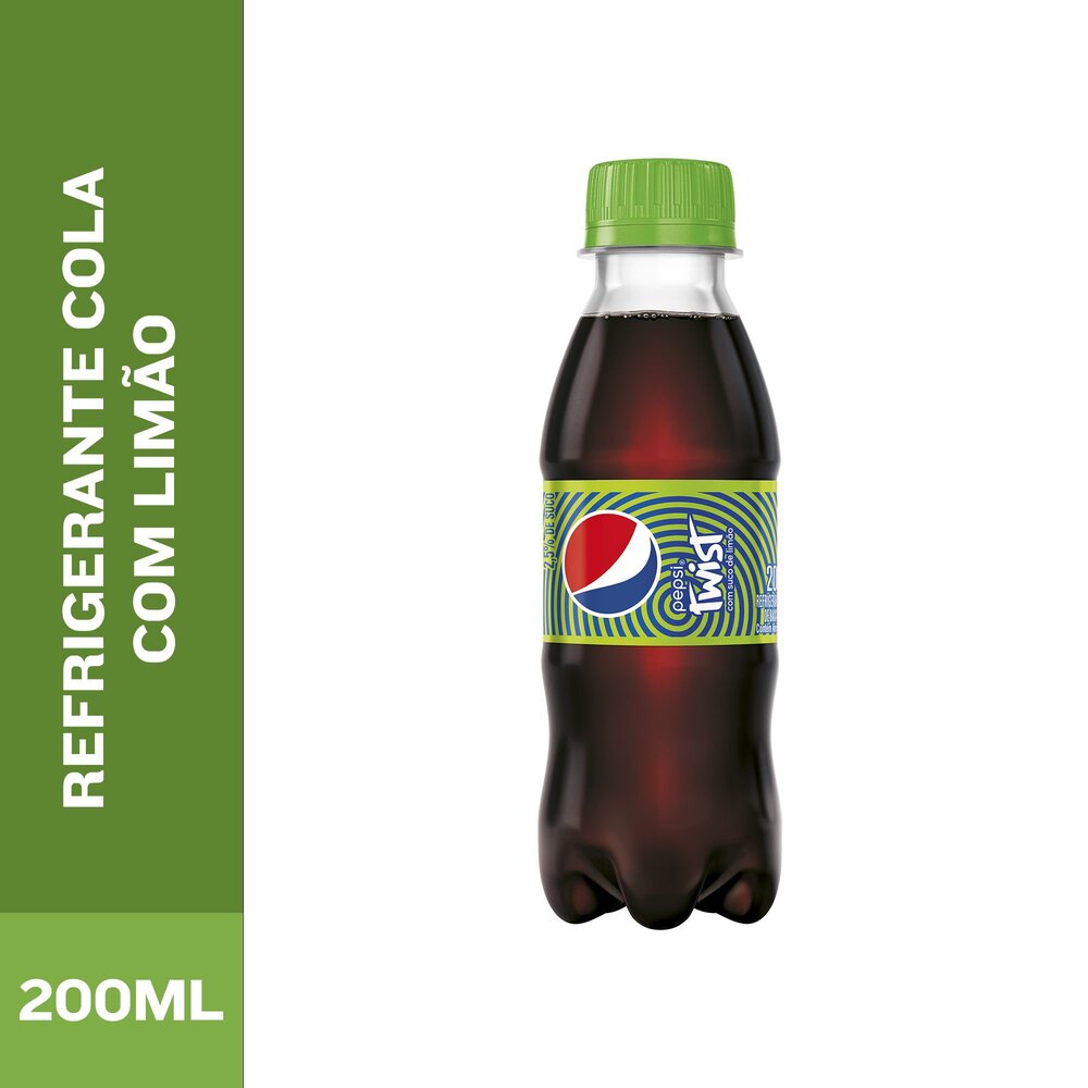 Refrigerante Pepsi Twist 200ml Garrafa Pet