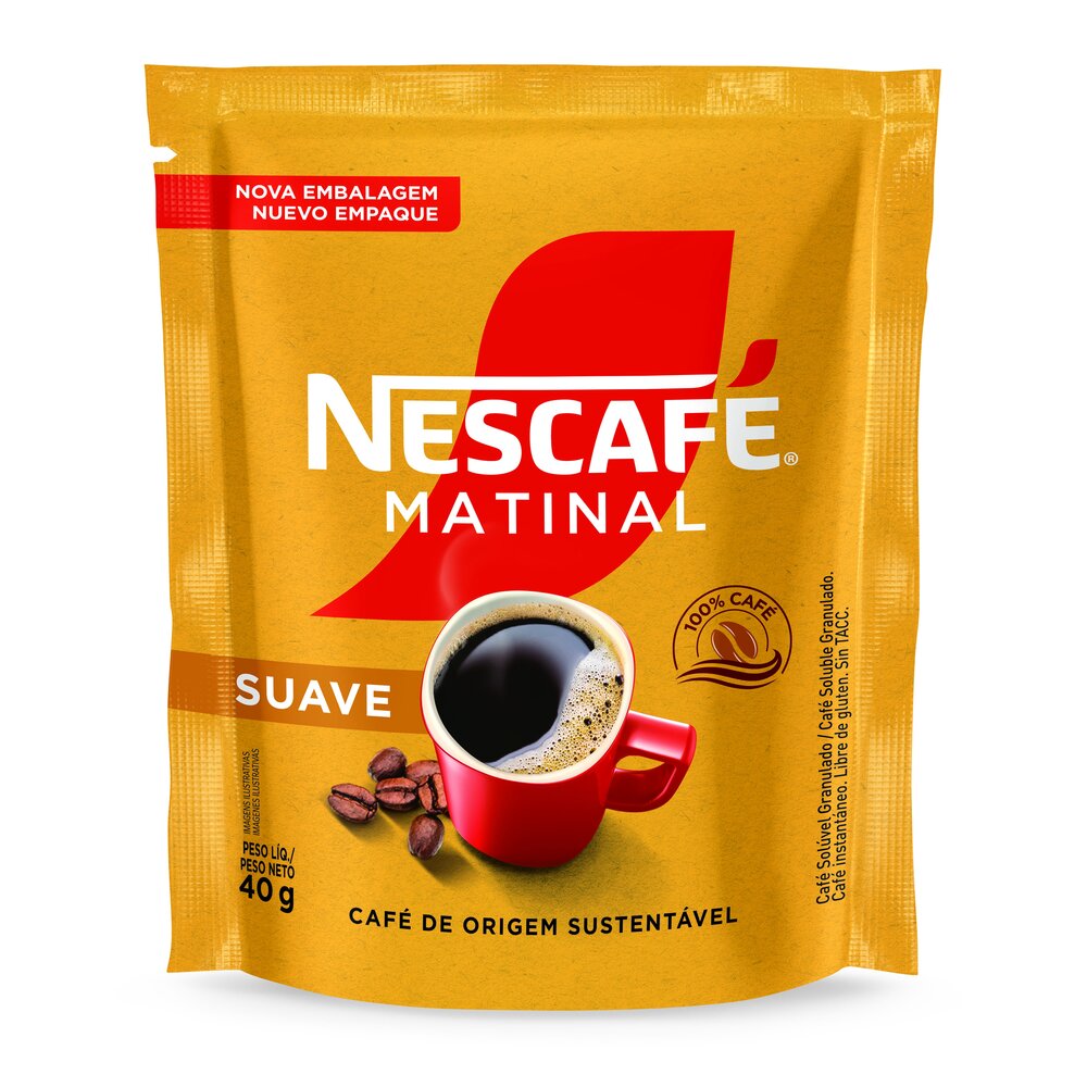 Café Solúvel Nescafé Matinal Suave Sachet 24x40g