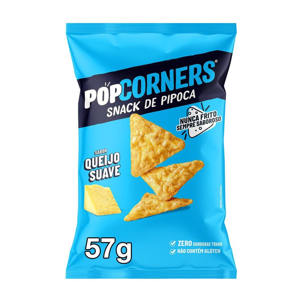 Popcorners Queijo Suave 57G
