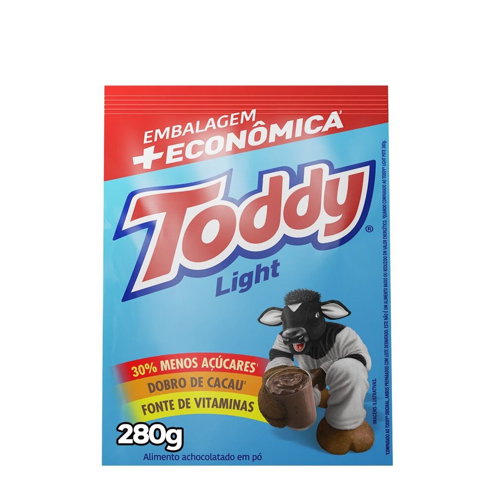 Achocolatado em pó Toddy Light 280g
