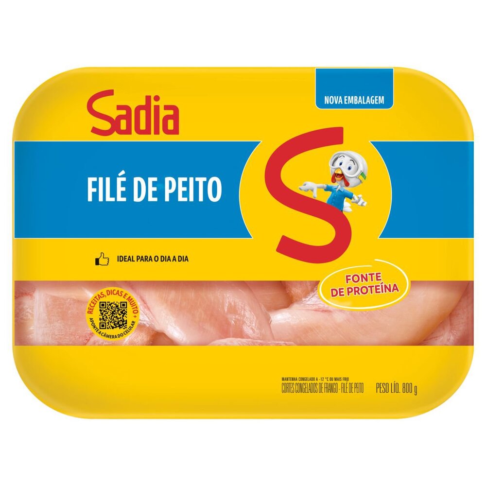 Filé de Peito de Frango Congelado Sadia 800g