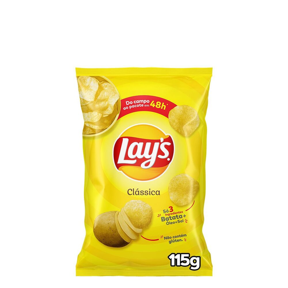 Batata Lays Clássica 115g