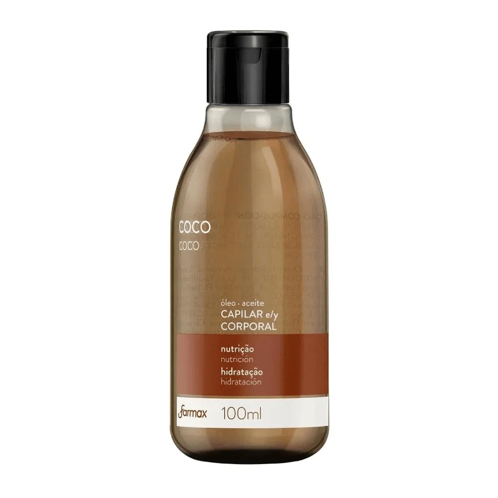 Óleo de Coco Farmax Capilar e Corporal 100ml