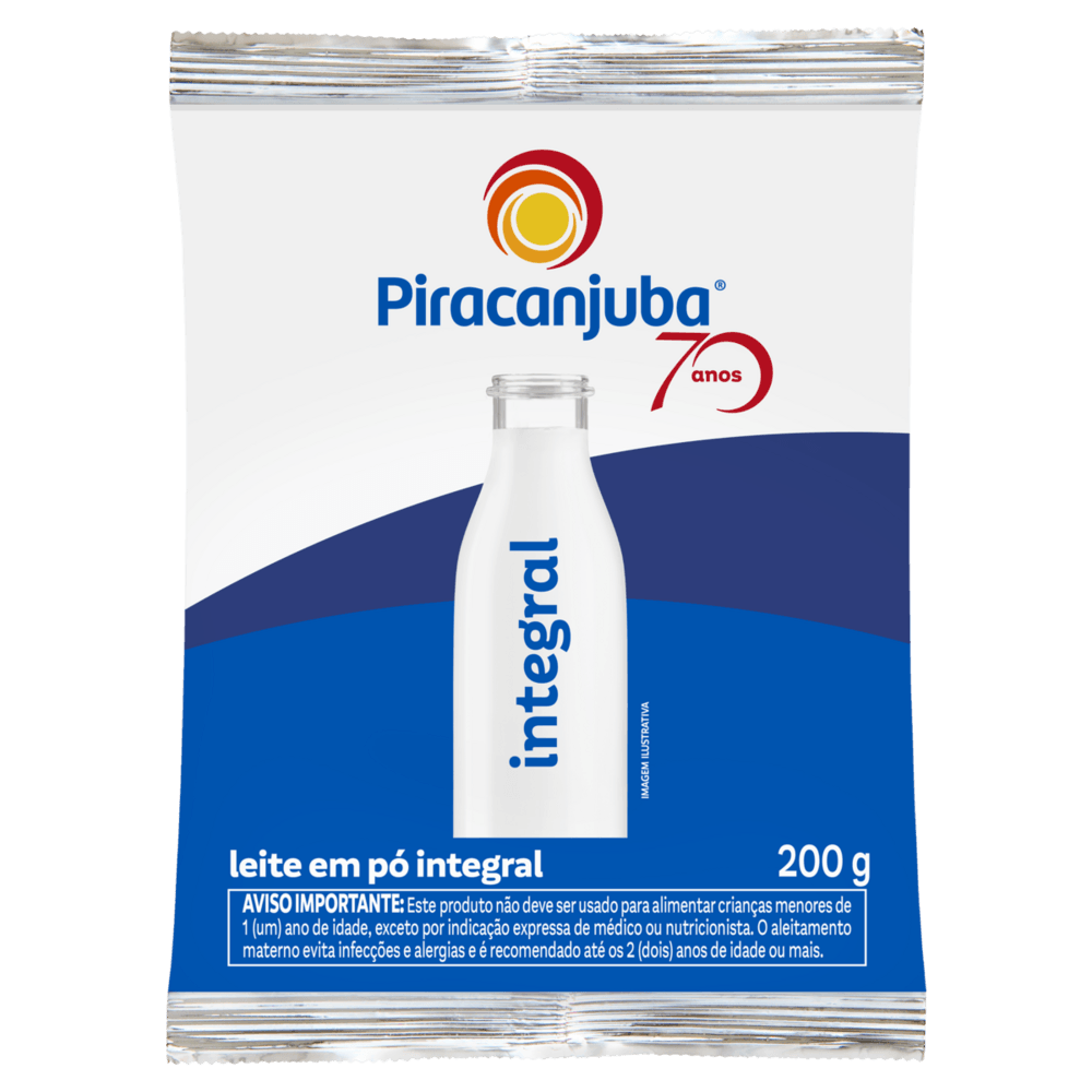 Leite Pó Integral Piracanjuba Pacote 200g