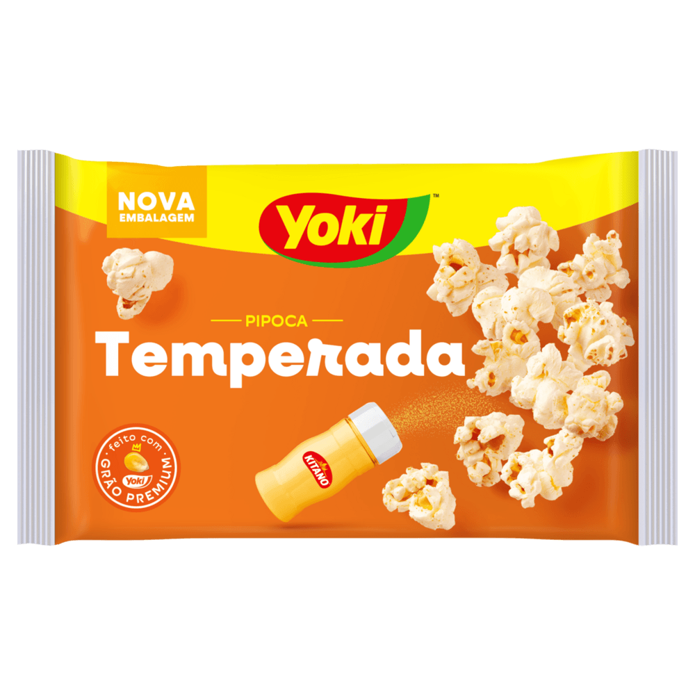 Pipoca para Micro-Ondas Temperada Yoki Pacote 100g