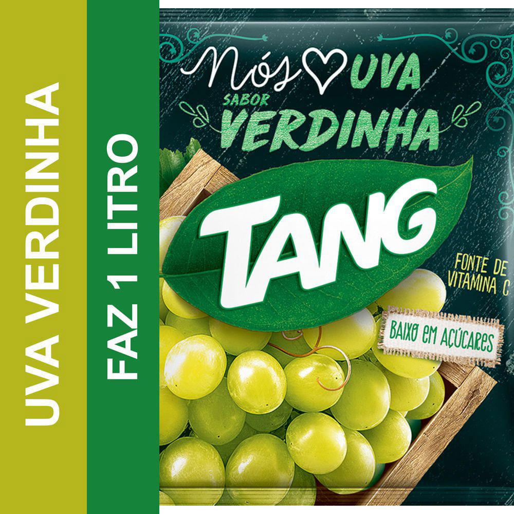 Refresco em Pó Uva Verdinha Tang Pacote 25g