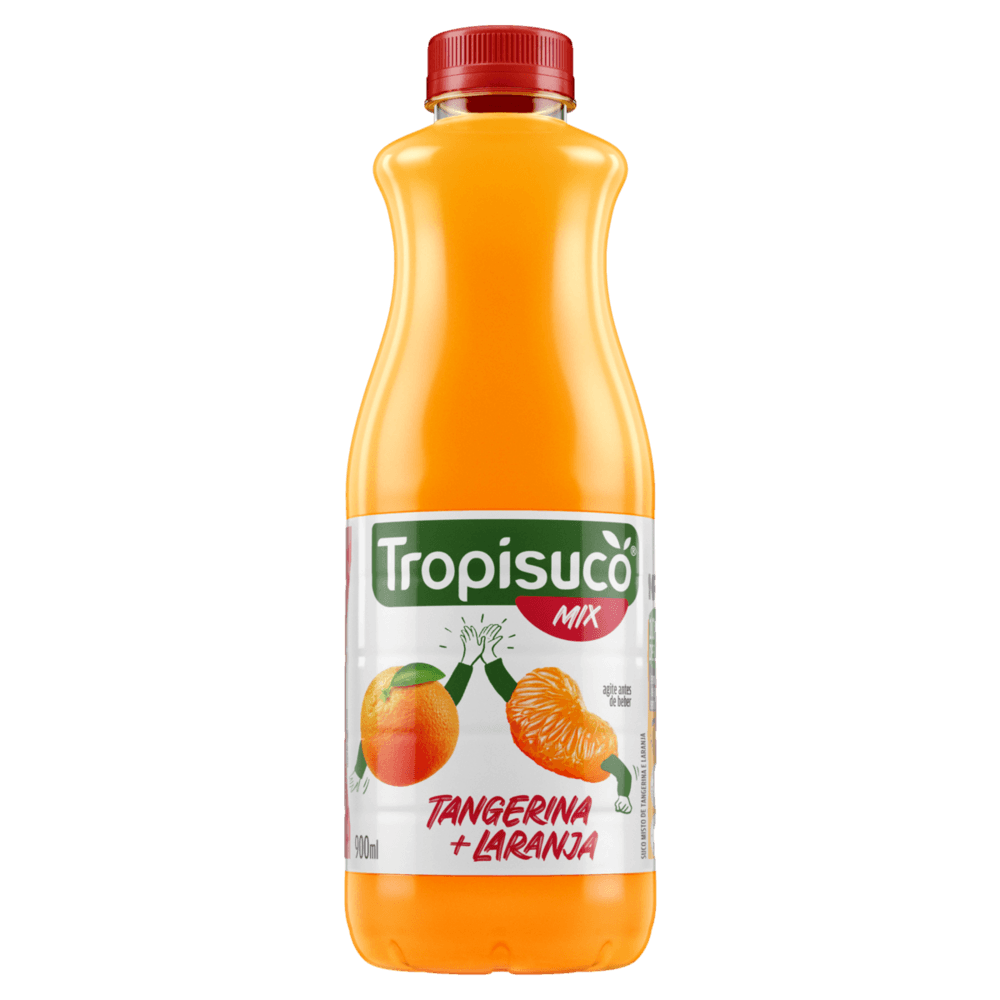 Suco Integral Tangerina e Laranja Tropisuco Mix Garrafa 900ml