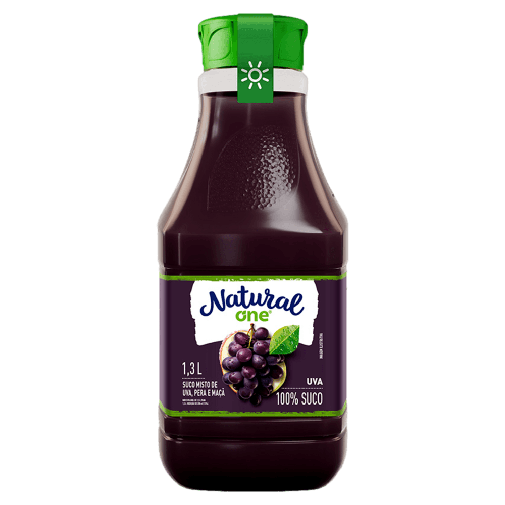 Suco Uva Natural One Ambiente Garrafa 1,3l