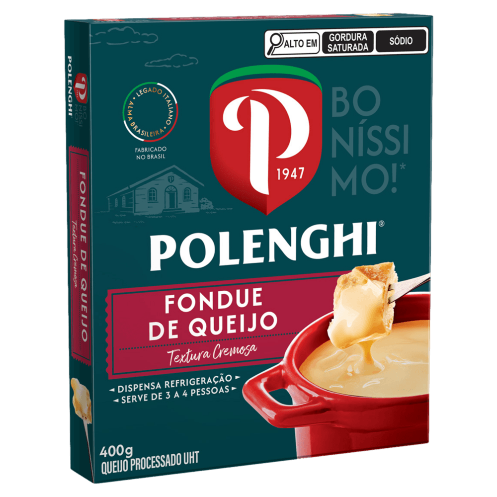Fondue de Queijo Polenghi Caixa 400g