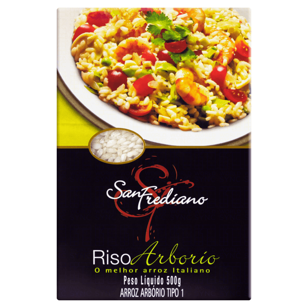 Arroz Arbório Tipo 1 San Frediano Caixa 500g