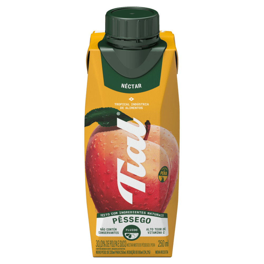 Néctar Pêssego Tial Caixa 250ml