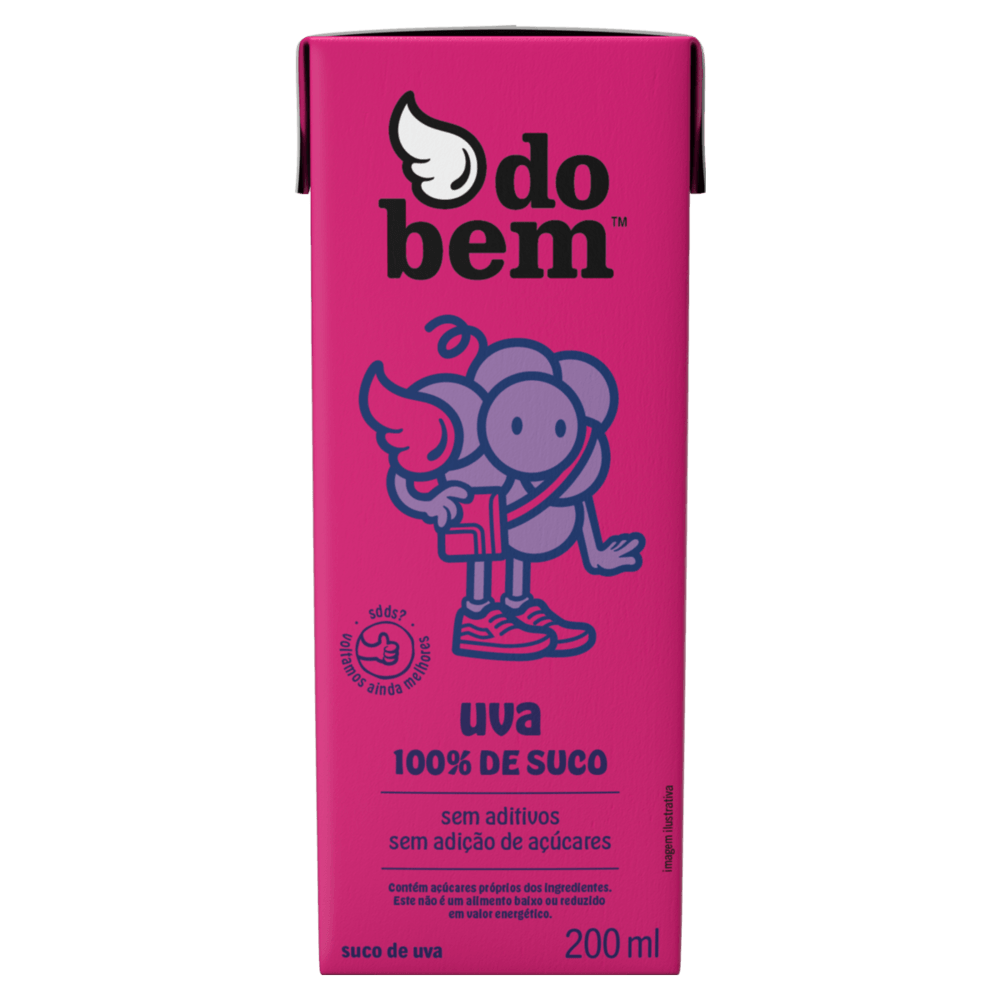Suco Uva Do Bem Caixa 200ml